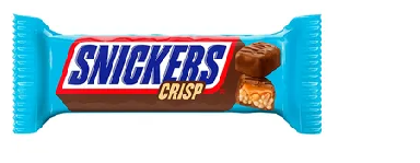 Baton do 200 kcal Snickers crisp 40 g 194 kcal